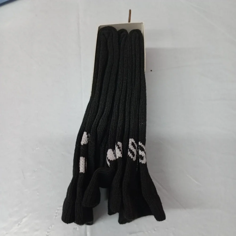 adidas Men's Black Cushioned 3-Pack Crew Socks Size 6-12 Arch Compression‎